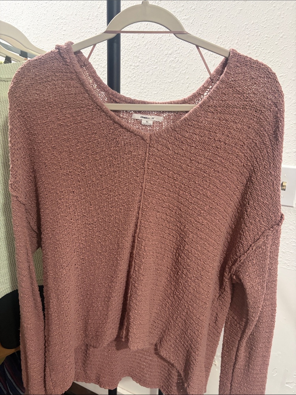 Cozy O’Neil V-Neck Textured Sweater
